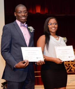 CYC's 2014 Outstanding Students Robert McMurray and Alexius Golden