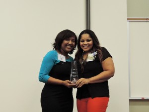CYC Mentoring Manager Adria Whitlow and Trinitii Brewer