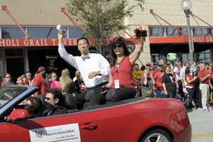 Homecoming 2014 Parade and tailgating, downtown Paul Brown Stadium