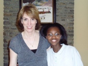 Dorothy and M in 2007